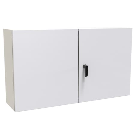 Hammond 3 Point Latch with Keyed Handle Electrical Enclosures, 24 in H, 10 in D, 42 in W EN4TD244210LG